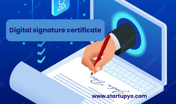Digital signature certificate | StartupYo