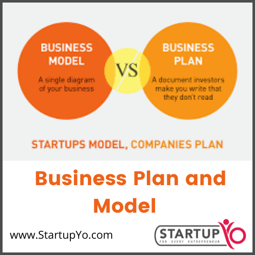 differentiate between a business model and a business plan